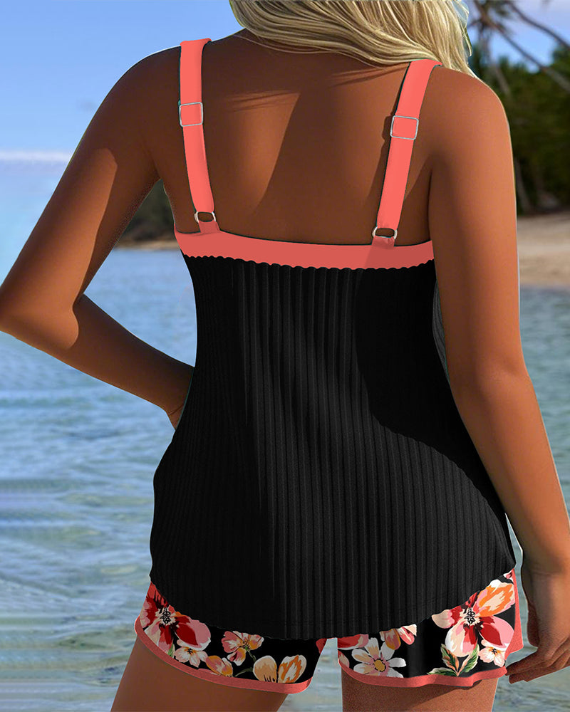 Eleanor – Printed Tankini Set